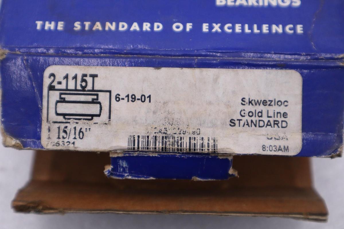 Used NEW OPEN BOX SealMaster 2-115T   Ball Insert Bearing STOCK 1687CC