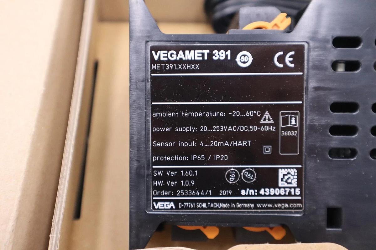 NEW Vega MET391.XXHXX Vegamet 391 Control And Display Assembly #H996
