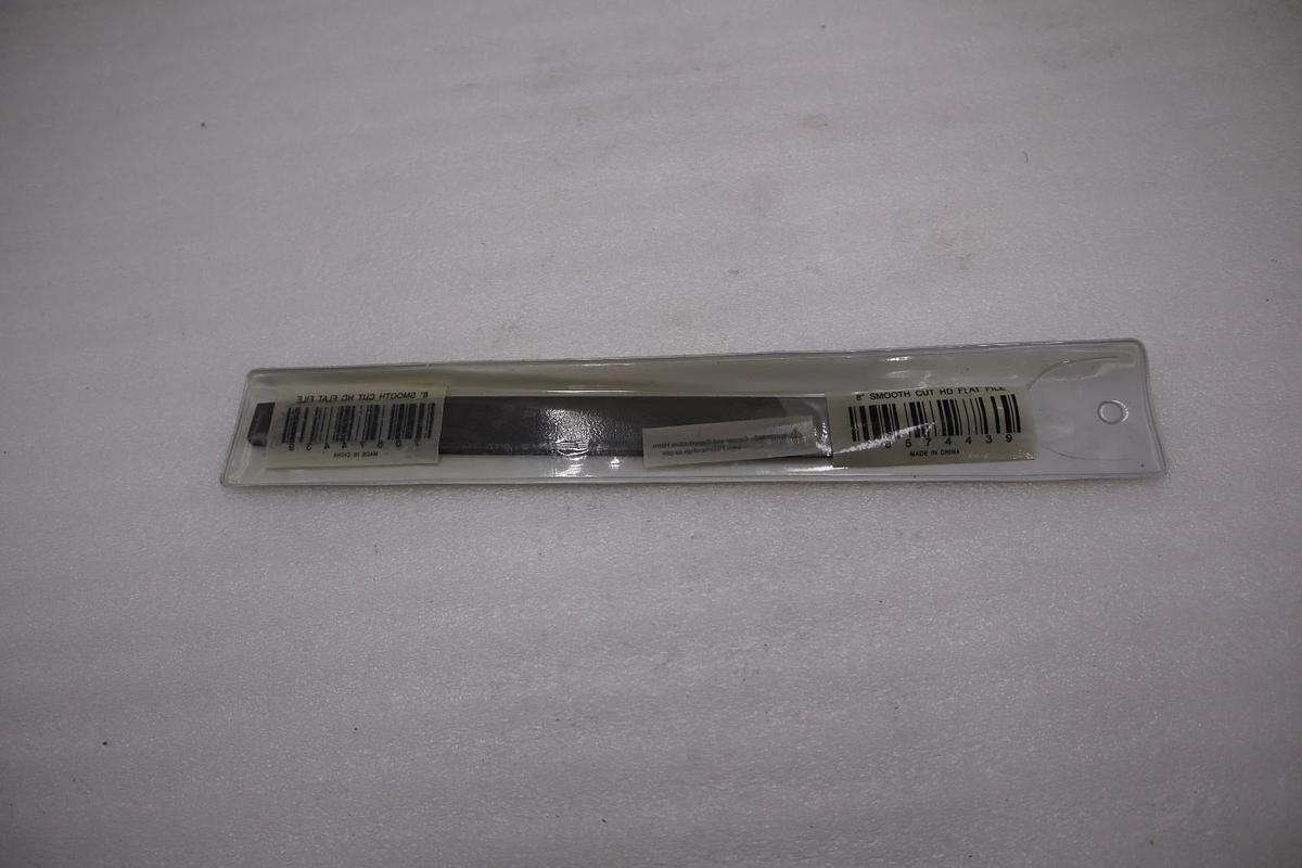 LOT OF 5 - Grobet 8" Smooth Cut Flat American Pattern File USA STOCK H711A