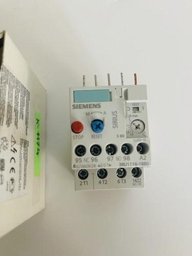 Used Siemens 3RU1116-1GBO Overload Relay #K-1174