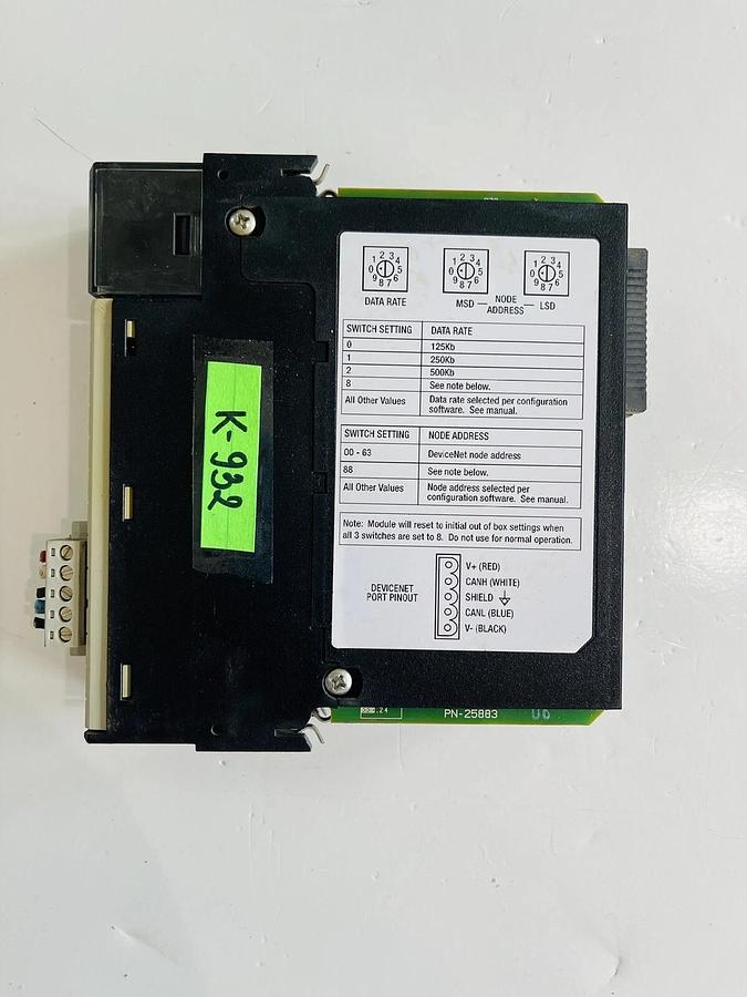 Used AB 1756-DNB D Module Communication Module Interface Module #K-932