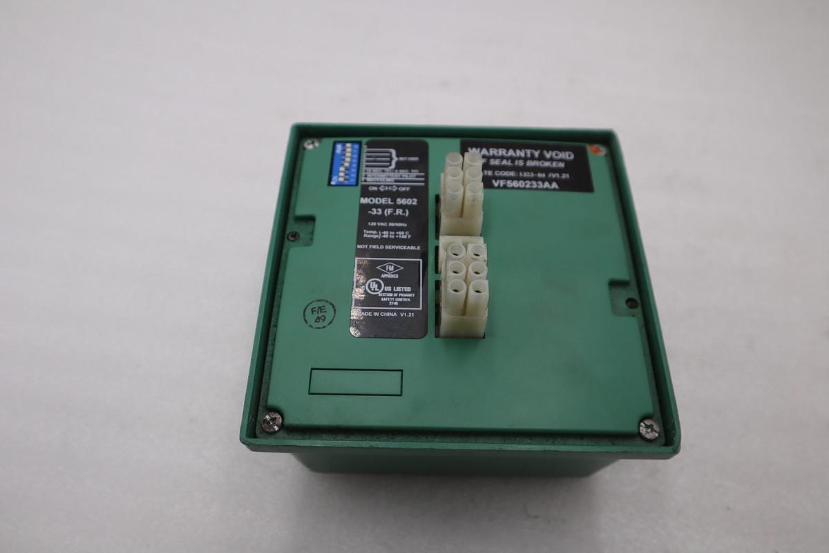 Used ECLIPSE VERI-FLAME 5602 VF560233AA FLAME MONITORING CONTROL STOCK H1174
