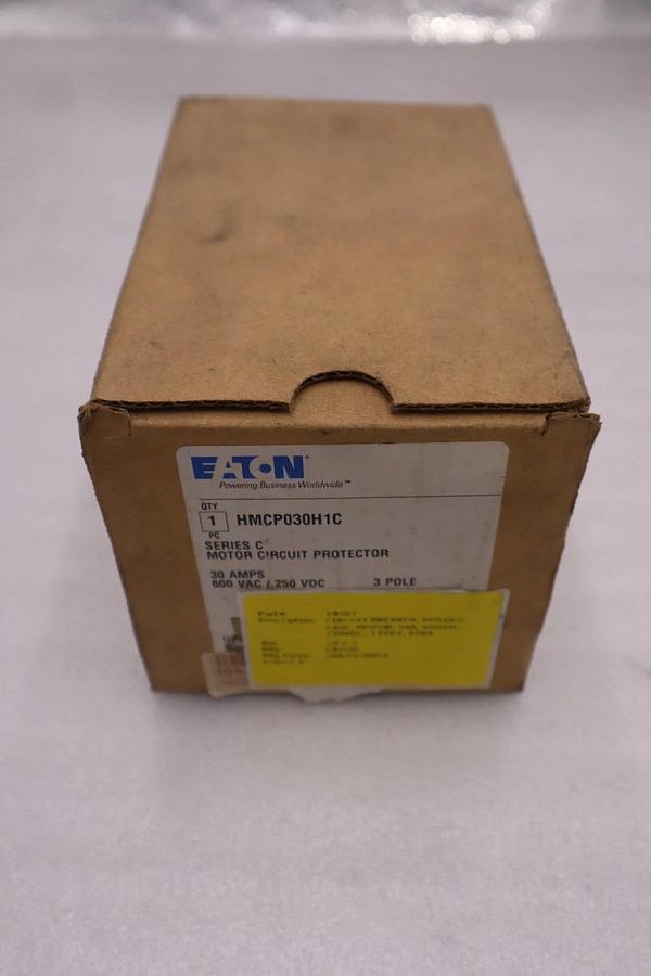 Used Cutler Hammer HMCP030H1C 30 Amp 600 Volt Motor Circuit Protector STOCK 1410CC