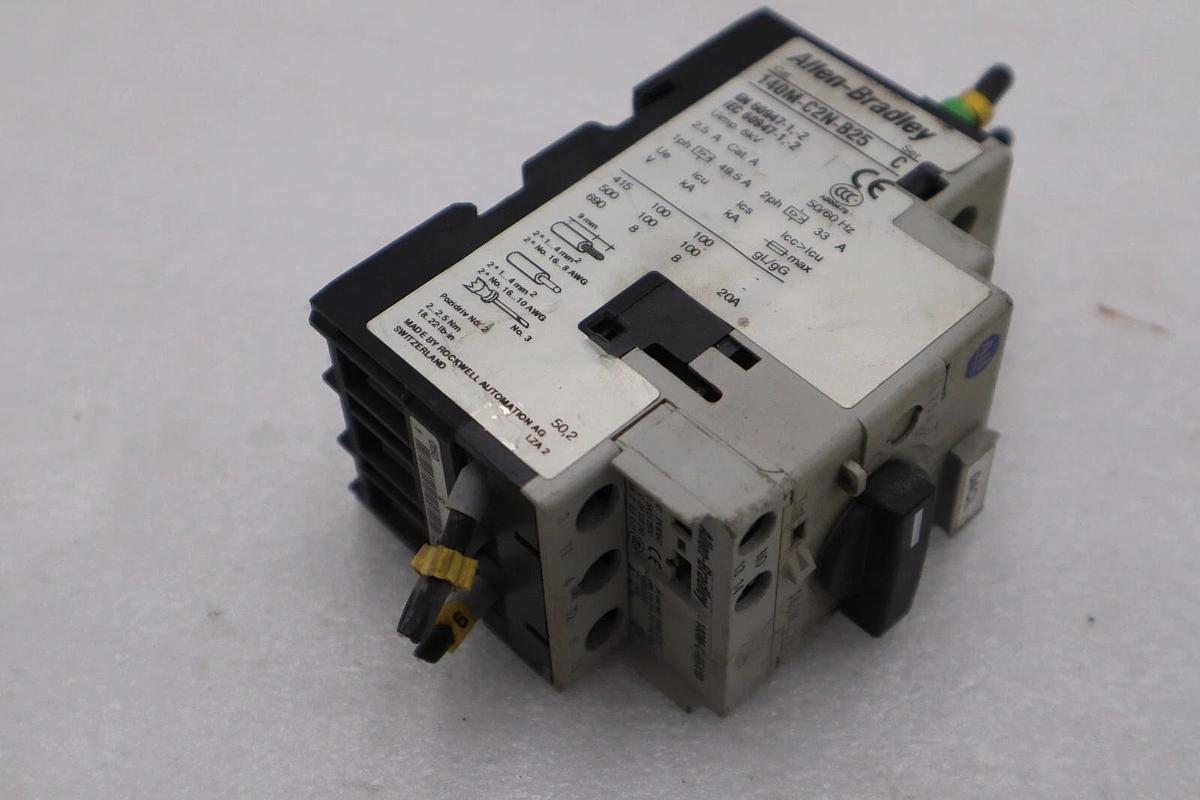 Used Allen-Bradley 140M-C2N-B25 Ser. C Circuit Protector Breaker AB STOCK K-446-A