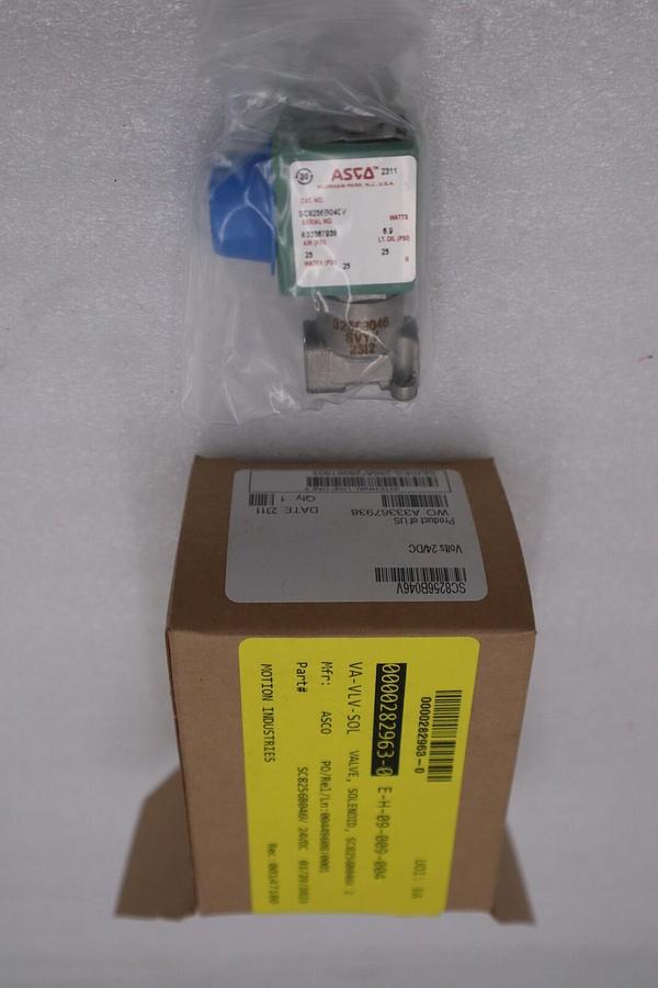 NEW ASCO Solenoid Valve SC8256B046V V 120 V-ac 1/8 Npt STOCK G565A