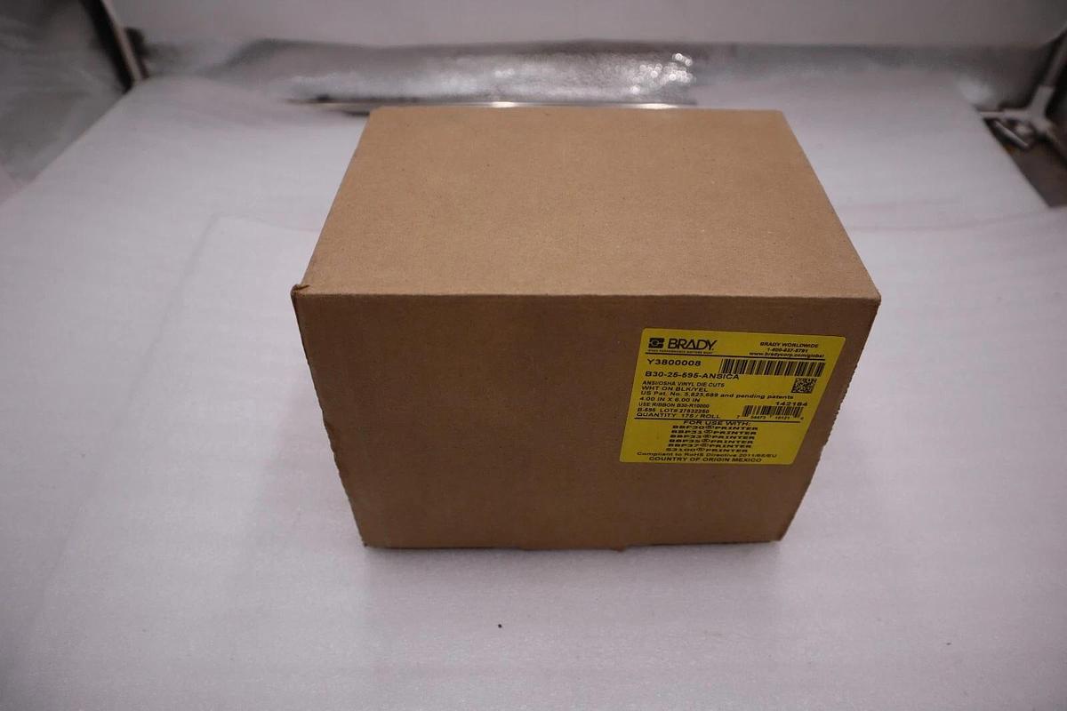 Used NEW Brady B30-25-595-ANSICA Indoor/Outdoor Vinyl STOCK H387
