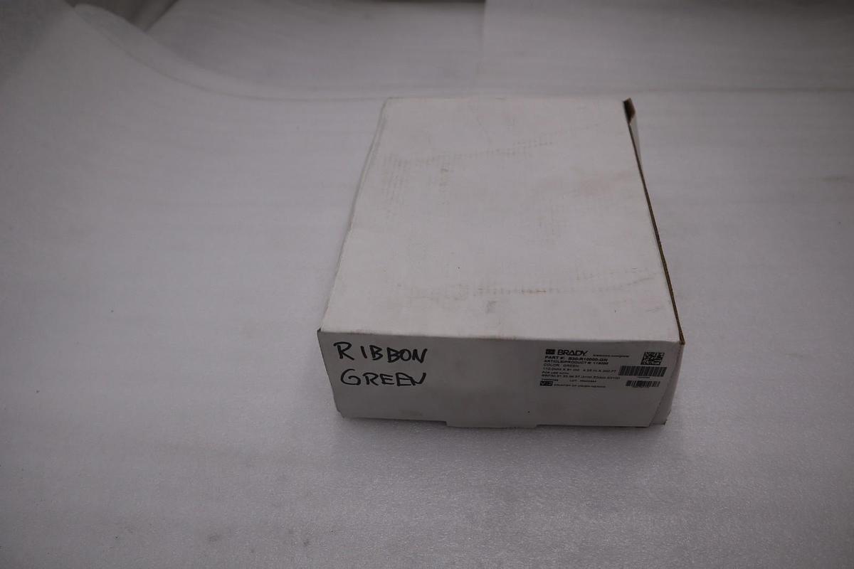 OE Brady - B30 Series R10000 Green Printer Ribbon - 4.3" x 200' - B30-R10000-GN