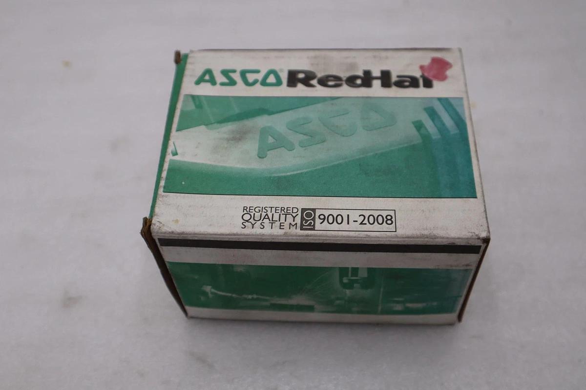 Used ASCO 8210G001 Red-Hat 3/8" 24VDC Brass Solenoid Valve - STOCK GF627