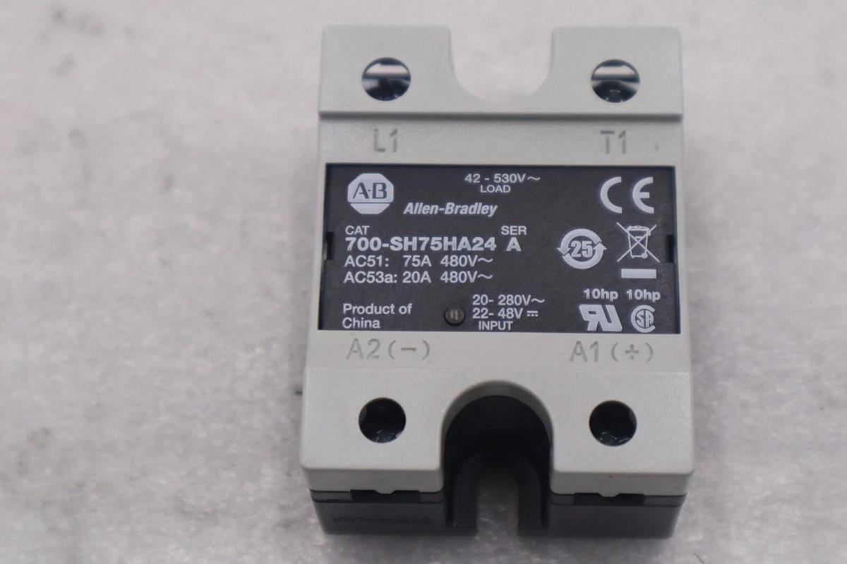 Allen Bradley 700SH75HA24 HOCKEY PUCK SOLID STATE RELAY 20...280V STOCK B-1518