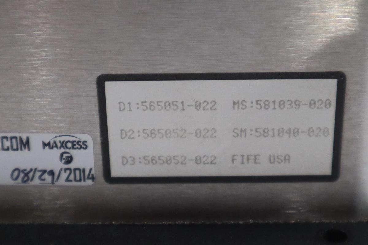 Used FIFE CDP-01-MMM 22V 3.5A CONTROL ASSEMBLY WEB TRACKER 120 / 240 VAC STOCK 1451A