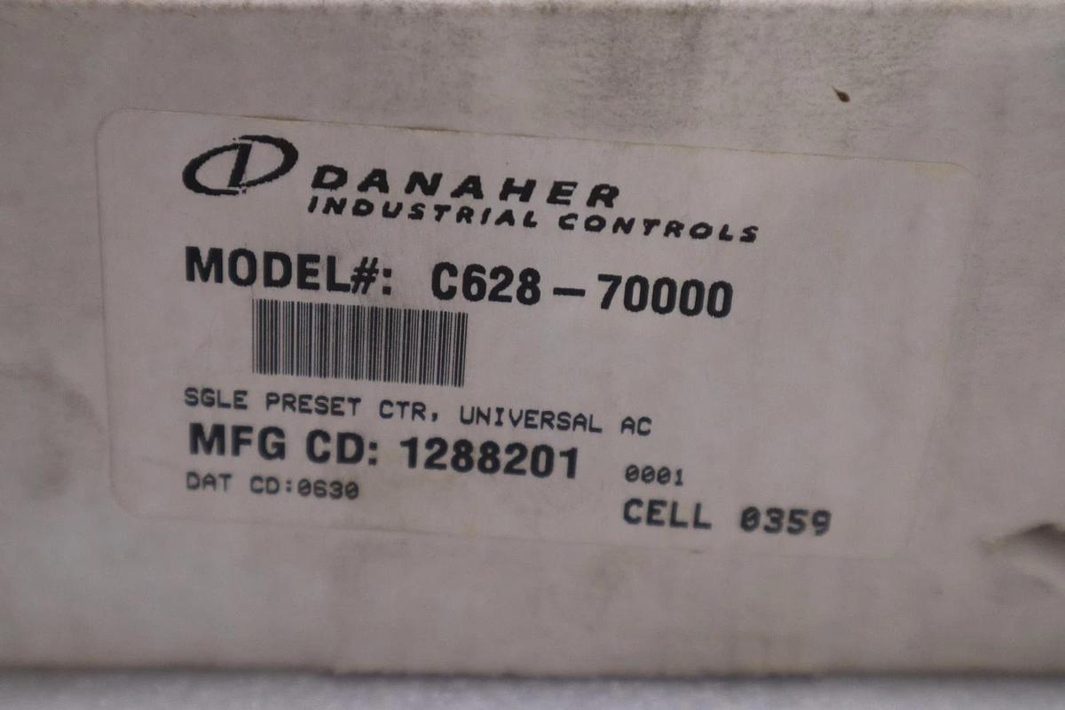 Used Danaher Controls C628-70000 VEEDER ROOT COUNTER MODULE NEW IN BOX STOCK GF-639