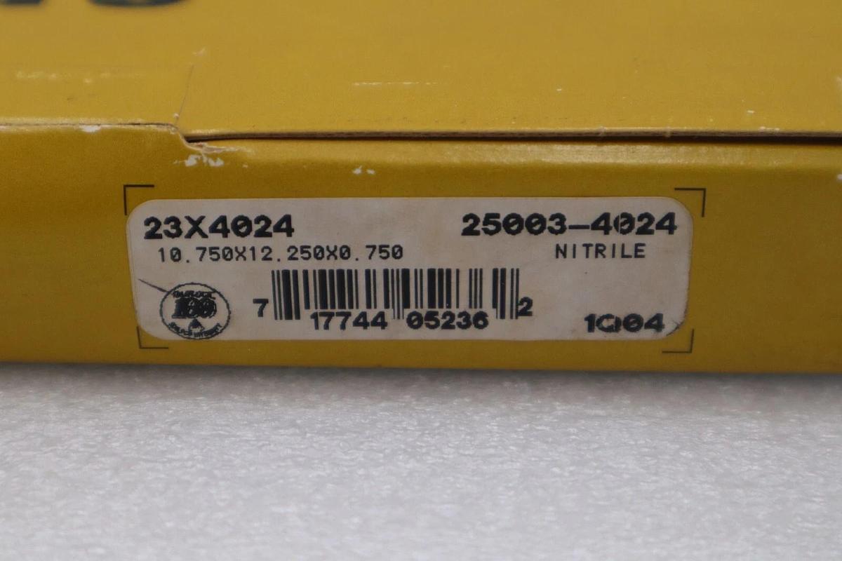 Used NEW IN BOX KLOZURE 25003-4024 (10.750X12.250X0.750) LARGE BORE SEAL STOCK 3787A