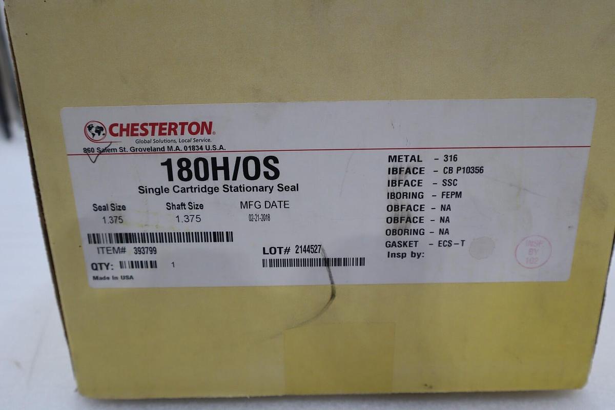 NEW CHESTERTON 180H/OS SIZE 1.375 SHALF SIZE 1.375 STOCK 2948B