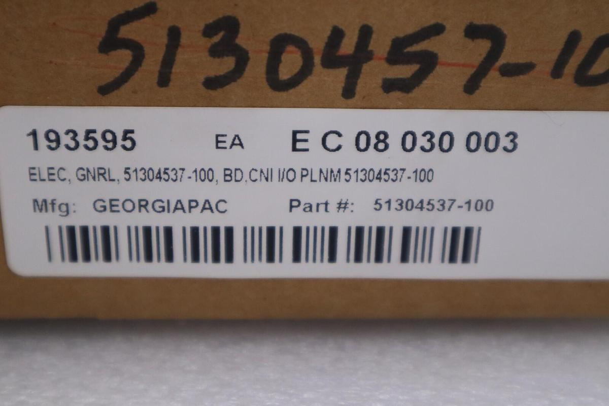 NEW IN BOX HONEYWELL 51304537-100 REV. C CNI I/O BOARD STOCK G637