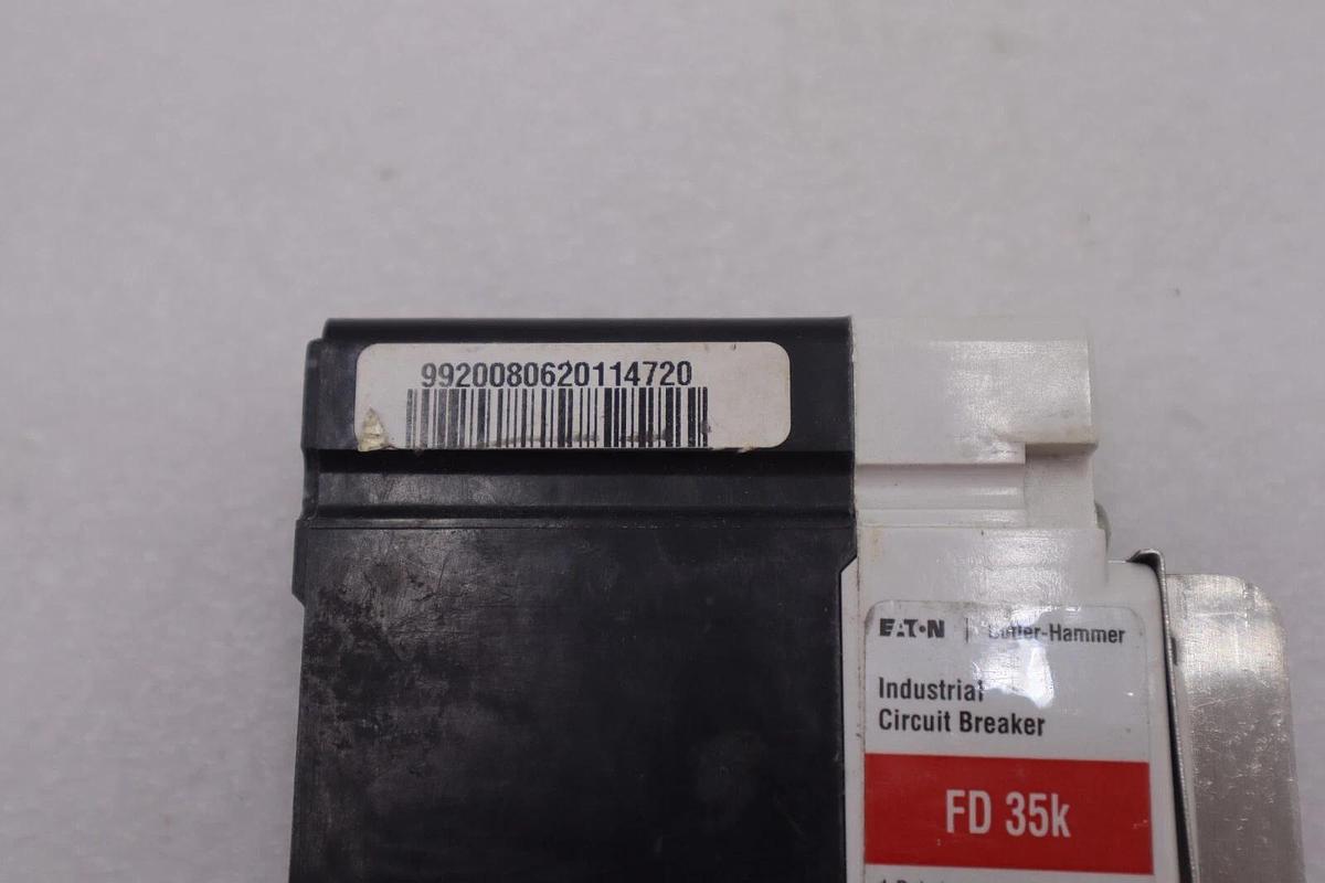 Used Eaton Cutler Hammer Industrial Circuit Breaker FD 35k 1 Pole Used Stock #2677