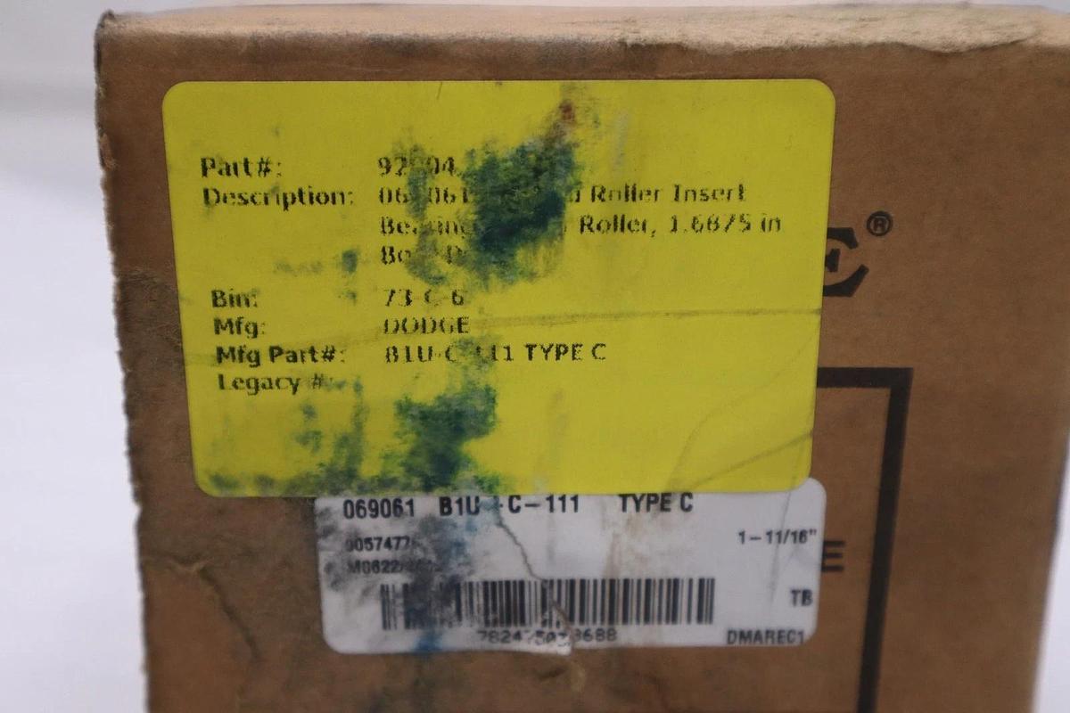 Used Dodge B1U-C-111/ 069061 Tapered Roller Insert Bearing - STOCK CC96