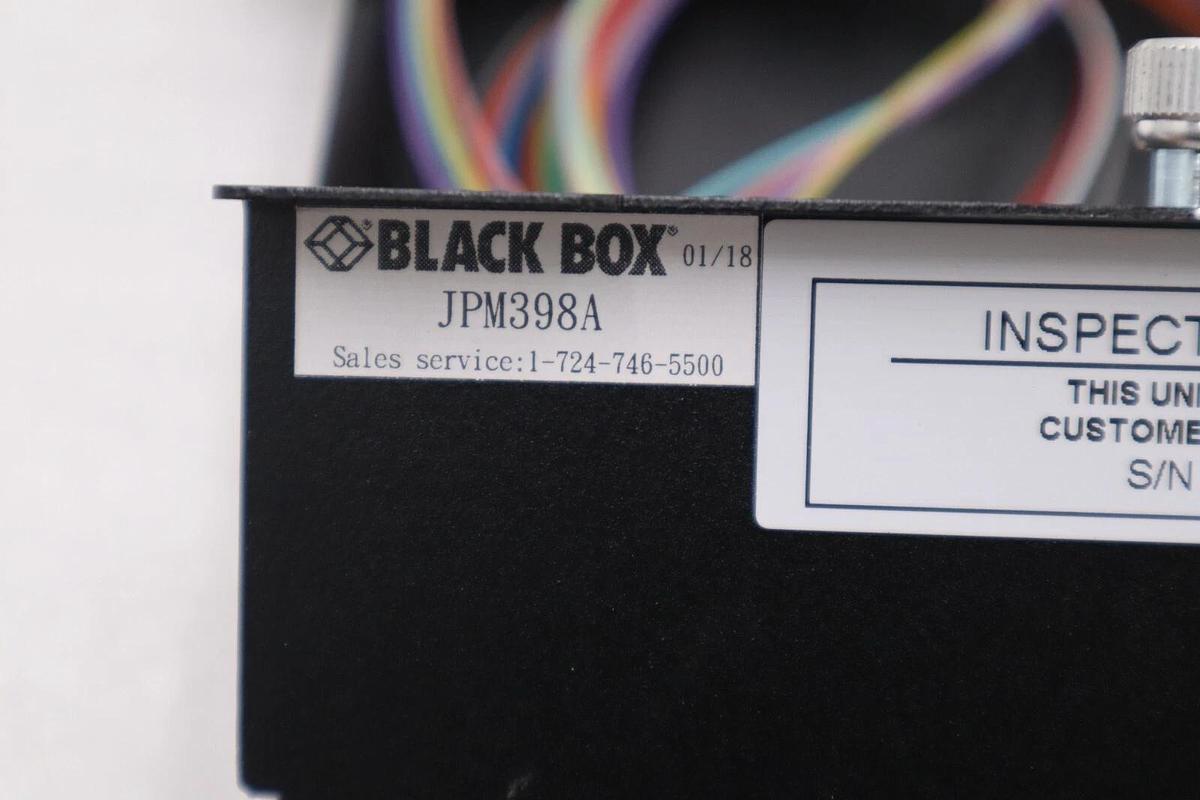Used Black Box JPM398A JPM39 Series DIN Rail Mini Fiber Enclosure STOCK K-1115-A