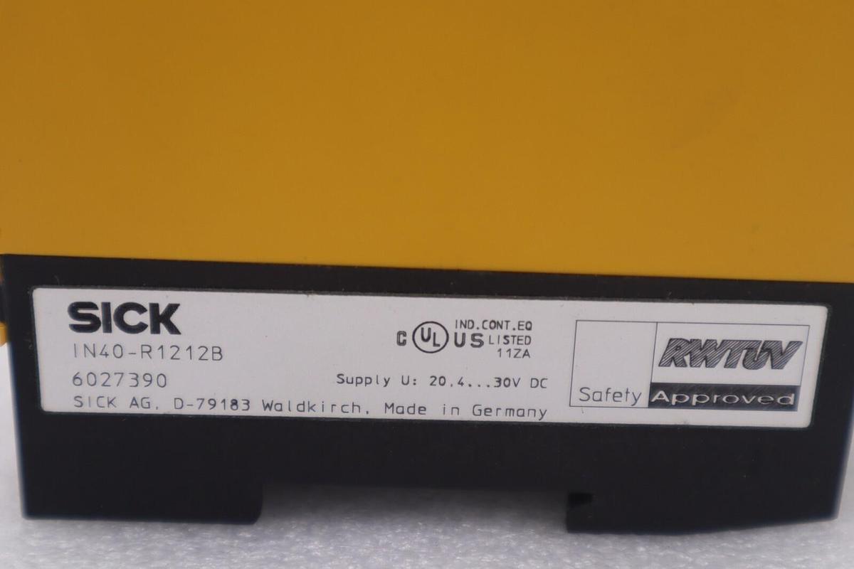 Used SICK IN40-R1212B / IN40R1212B SAFETY CONTROLLER STOCK B-1537