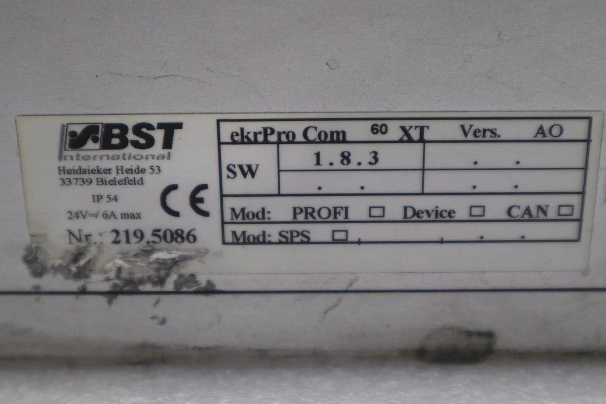 Used BST Accuweb, Inc. MODEL EKRPRO COM 60 CONTROLLER STOCK K-2988-A