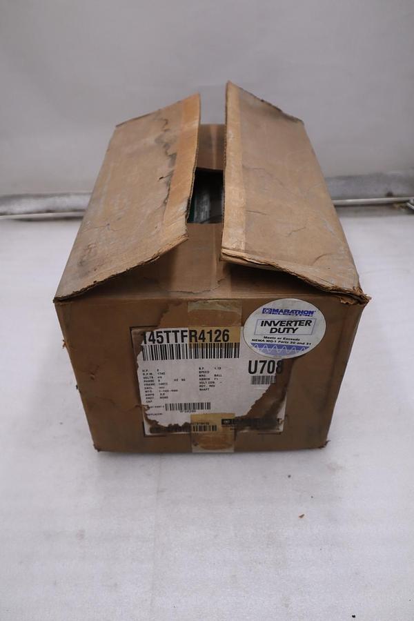 MARATHON ELECTRIC U708 145TTFR4126 2 Hp 575, 3 PH, 145TC FR - STOCK GF196A
