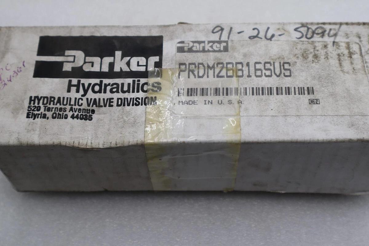 PARKER PRDM Series Pressure Reducing PRDM2BB16SVS HYDRAULIC VALVE STOCK L-553