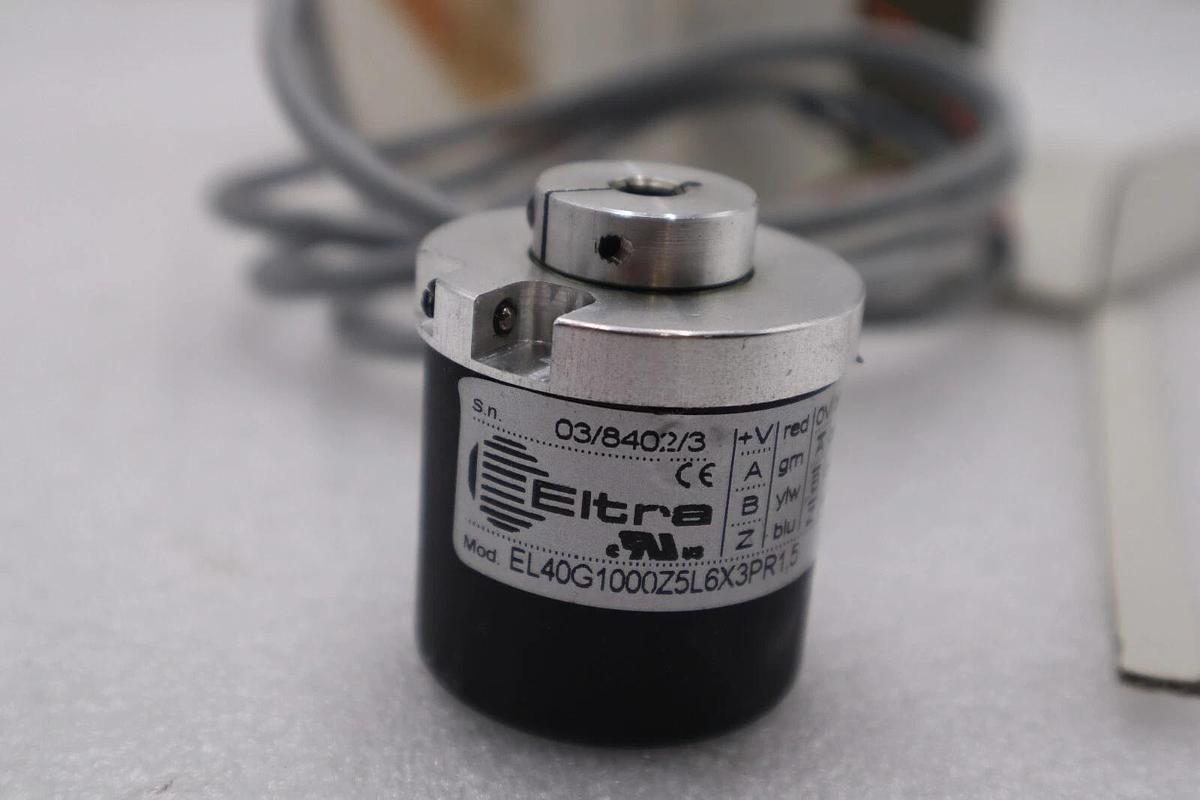 Used ELTRA EL40G1000Z5L6X3PR1,5 ENCLOSURE  30 VDC 500 MA ROTARY ENCODER NEW #2893