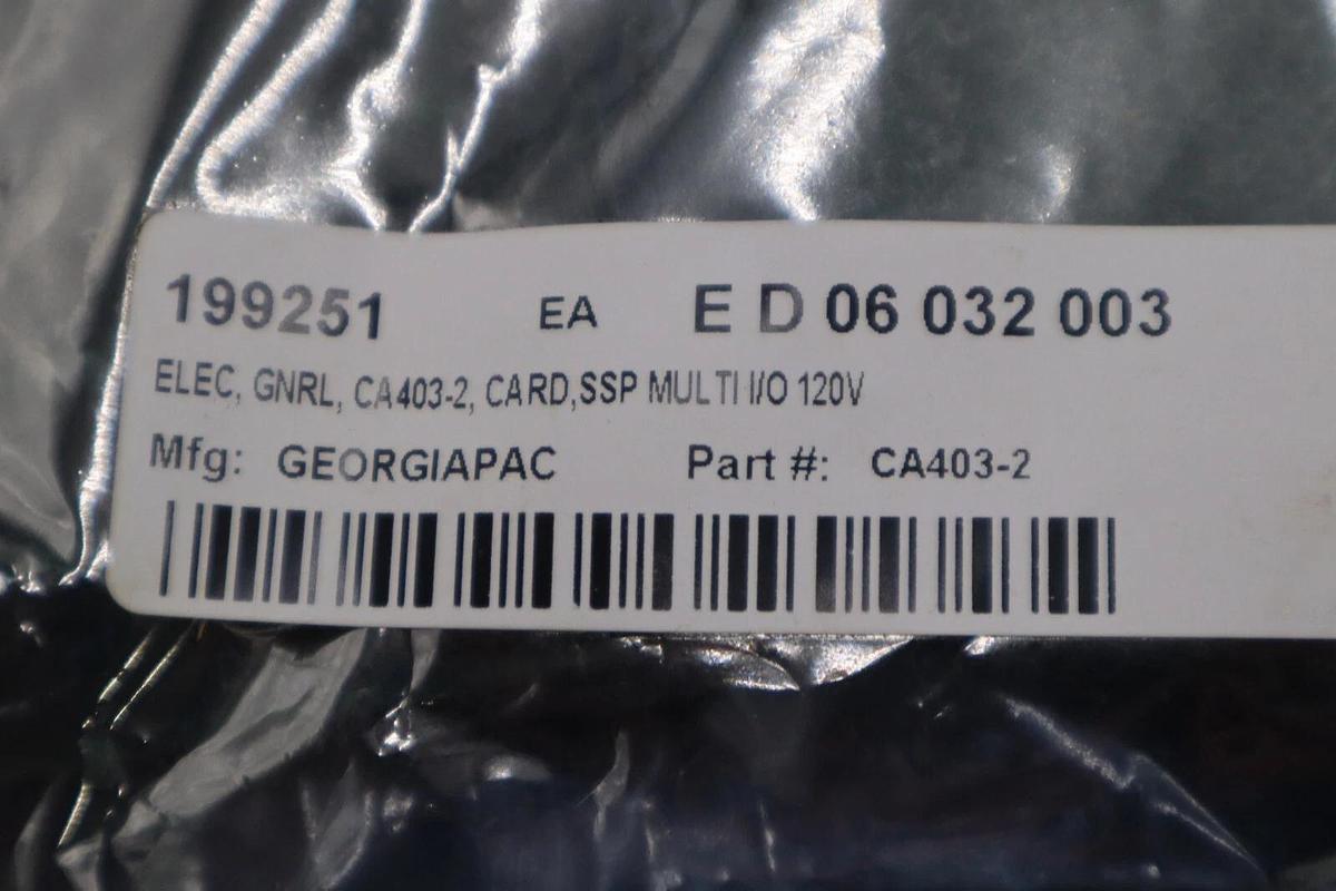 NEW SAF Drive Systems CA403-2 Multiple Input/Output Card Rev. C STOCK G651