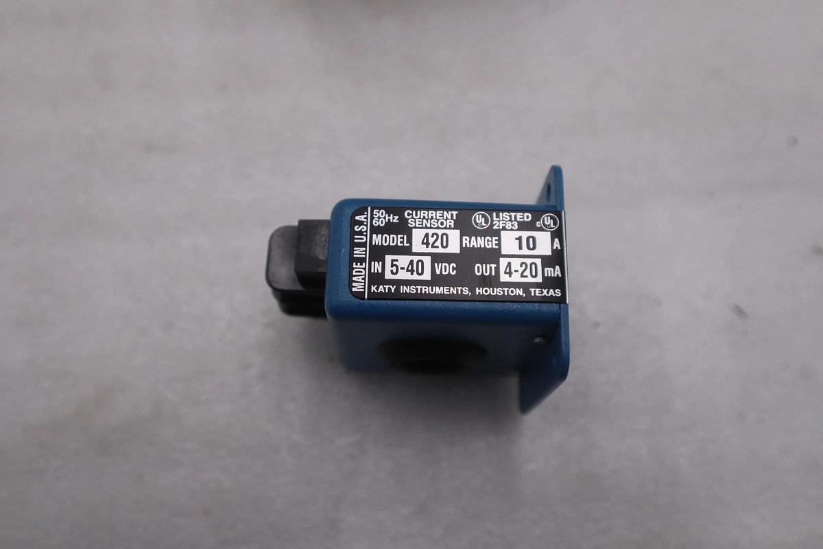 Used NEW KATY INSTRUMENTS 420-10 CURRENT SENSOR - STOCK GF329A