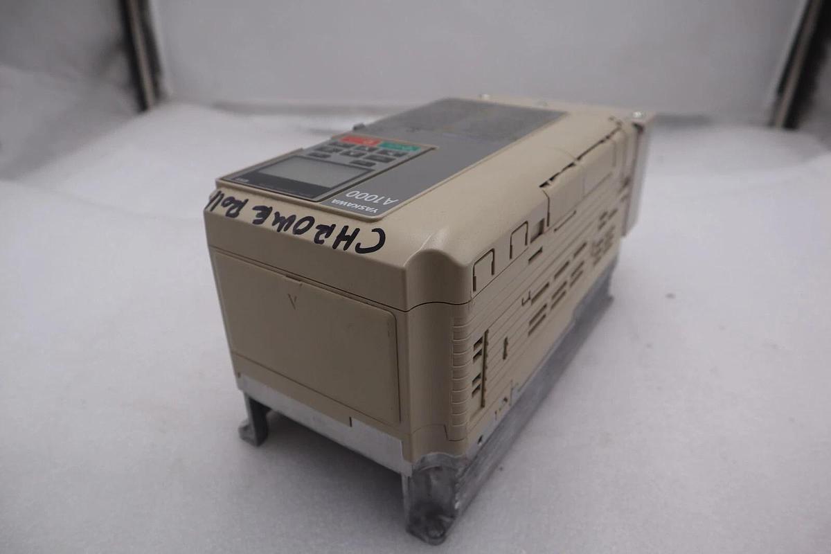 Used YASKAWA ELECTRIC CIMR-AU4A0004FAA / CIMRAU4A0004FAA REV E VFD DRIVE STOCK 4343