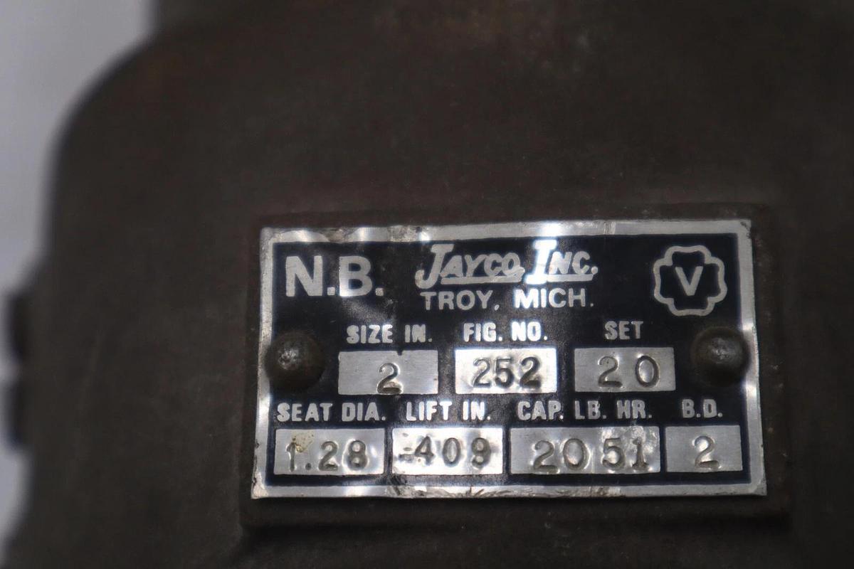 Used JAYCO INC VALVE 2" STOCK #M-29