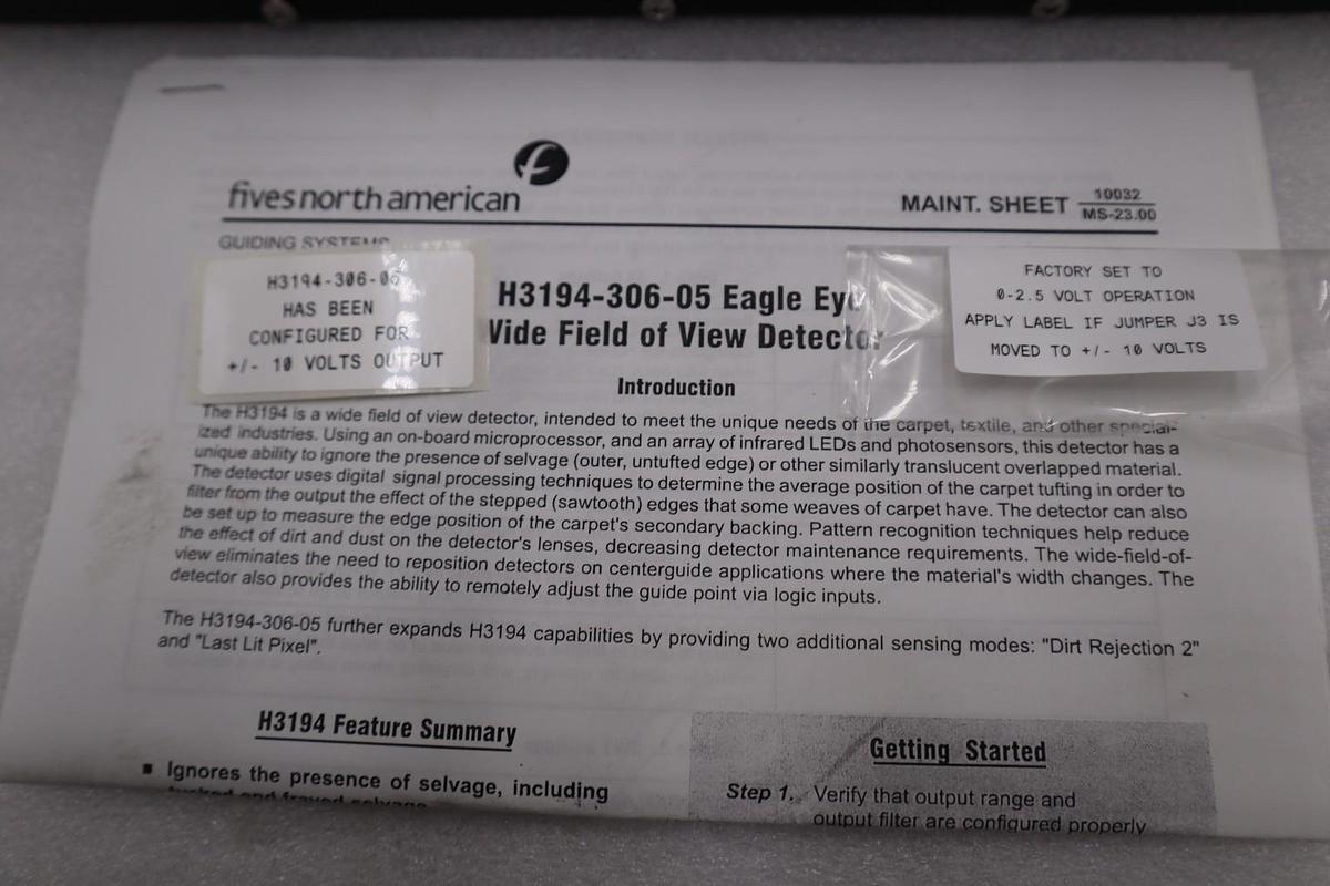 Used NORTH AMERICAN MFG  MAXCESS EAGLE H3194-306-02 / H319430602 (NEW NO BOX) #H1799