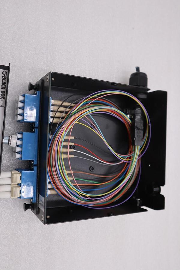 Used Black Box JPM398A JPM39 Series DIN Rail Mini Fiber Enclosure STOCK K-1115-A