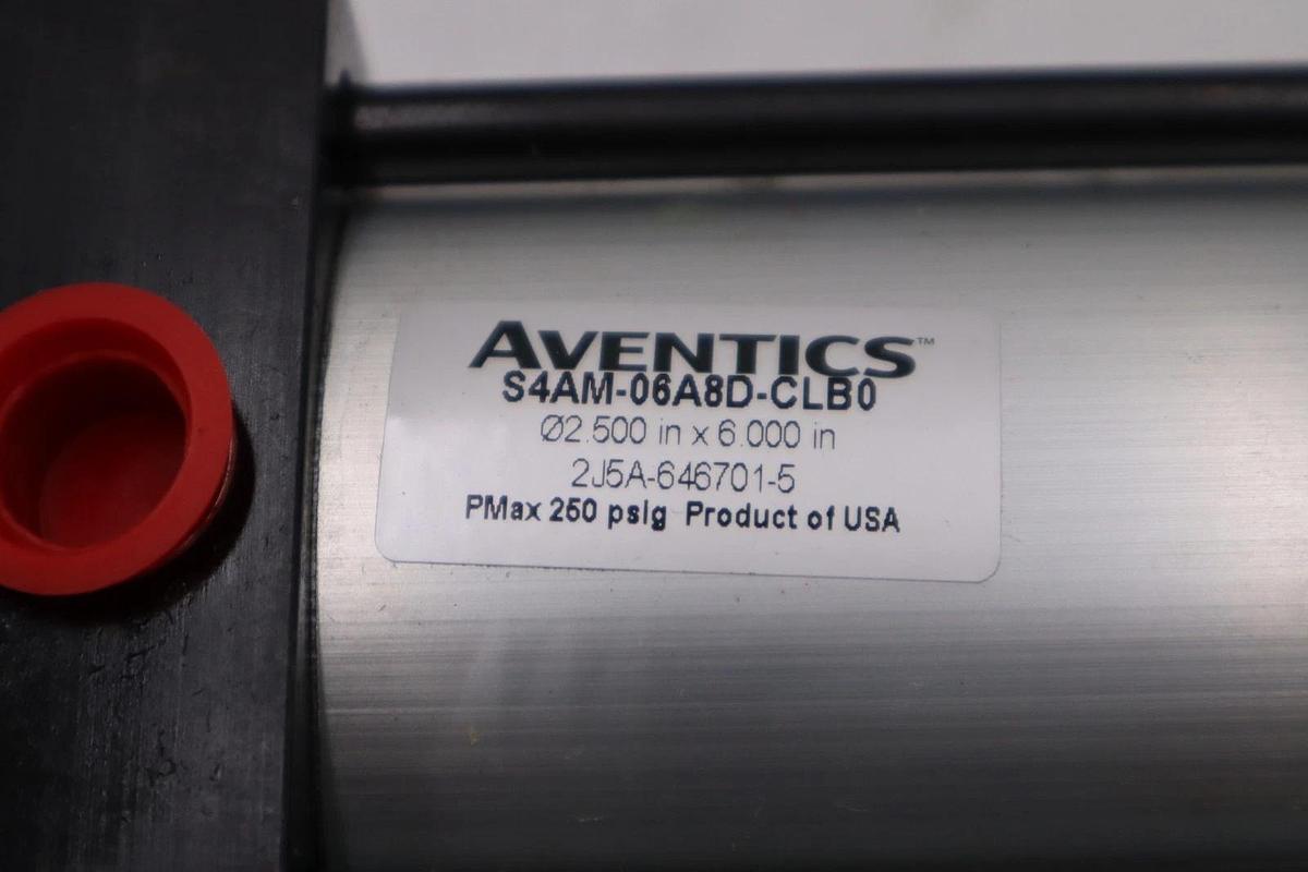 Used AVENTICS S4AM-06A8D-CLB0 CYLINDER/ASSEMBLY ITEM STOCK H1380