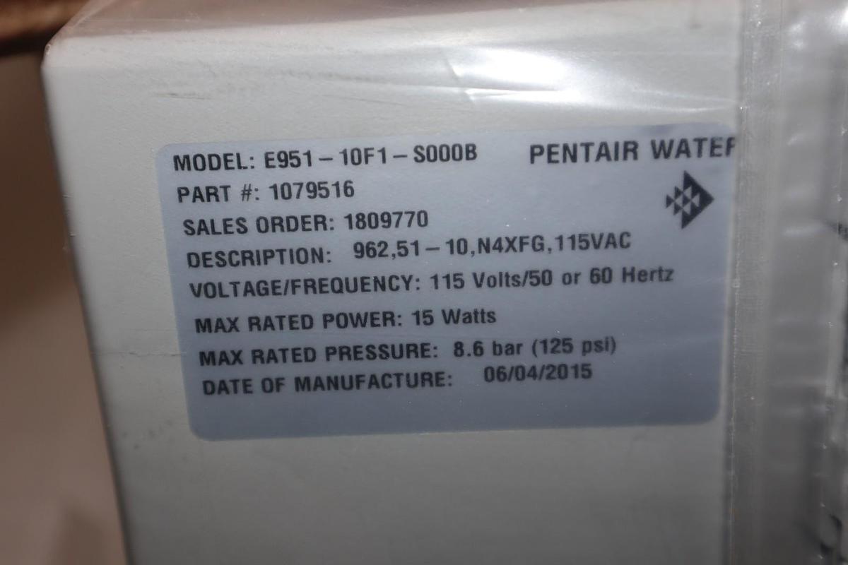 PENTAIR WATER MODEL E951-10F1-S000B PART 1079516 CONTROL BOX NEW STOCK GF-1144