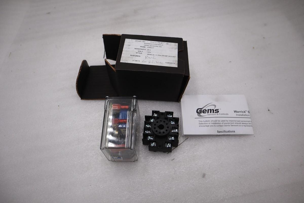 Used NEW OPEN BOX Warrick Controls 26NMC1B0 Liquid Level Relay STK K3978CC