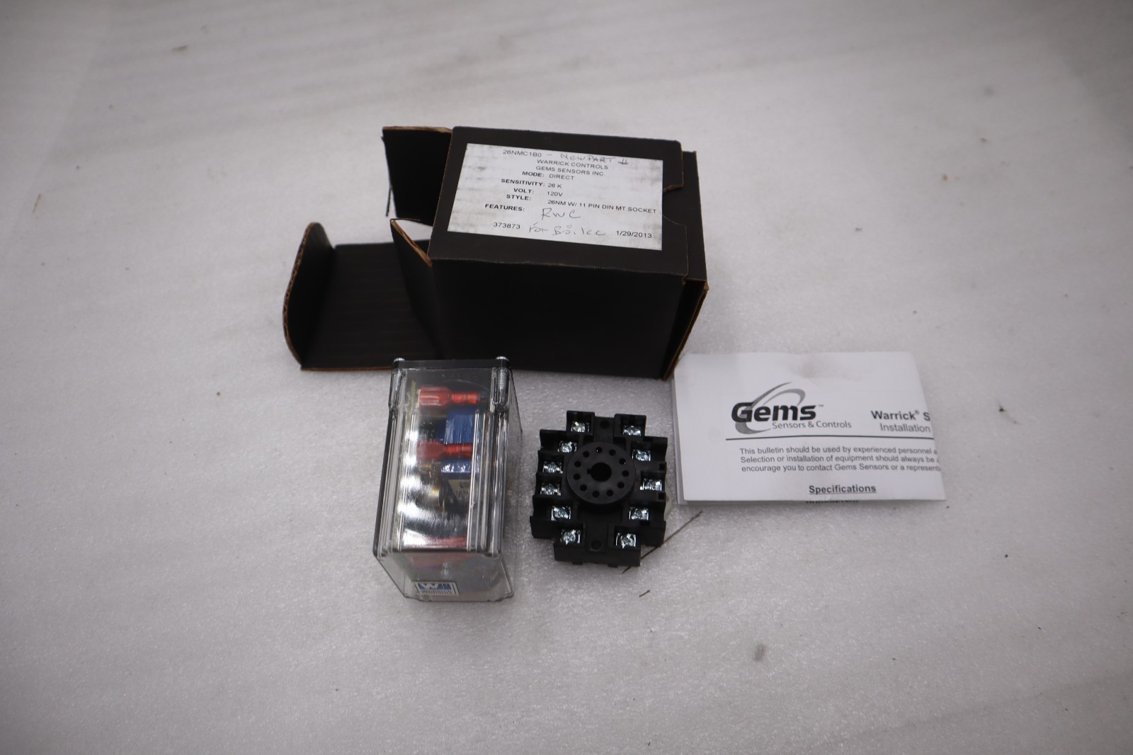 Used NEW OPEN BOX Warrick Controls 26NMC1B0 Liquid Level Relay STK K3978CC