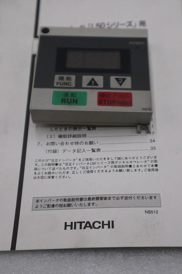 NEW HITACHI OPE-J 1691-8940 DIGITAL OPERATOR INVERTERS STOCK 2012C