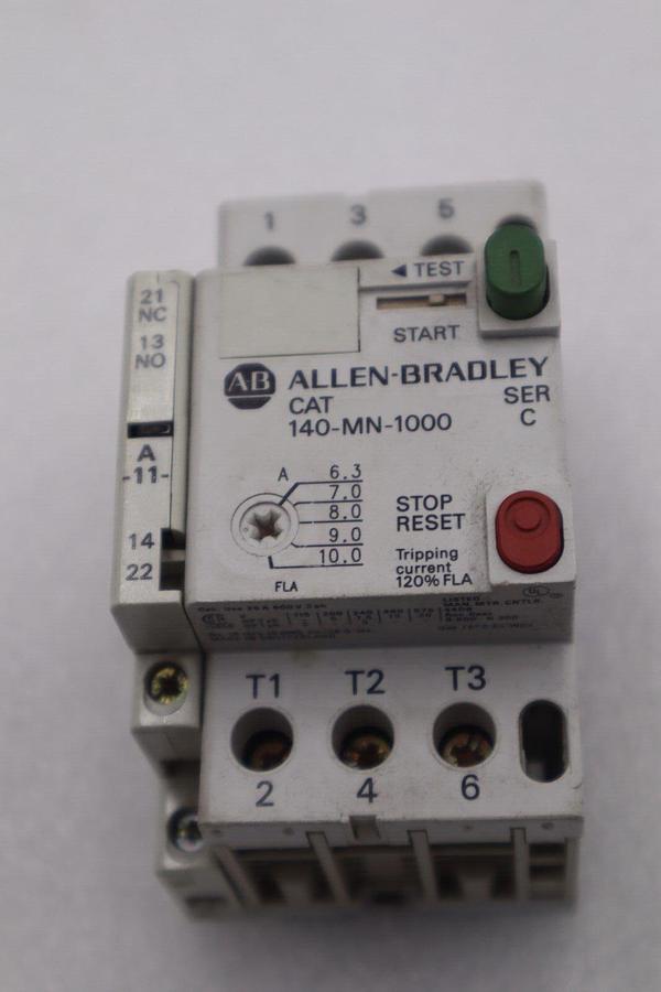 Used NEW OPEN BOX Allen Bradley 140-A11 Auxilary Contactor AB STOCK K-3013