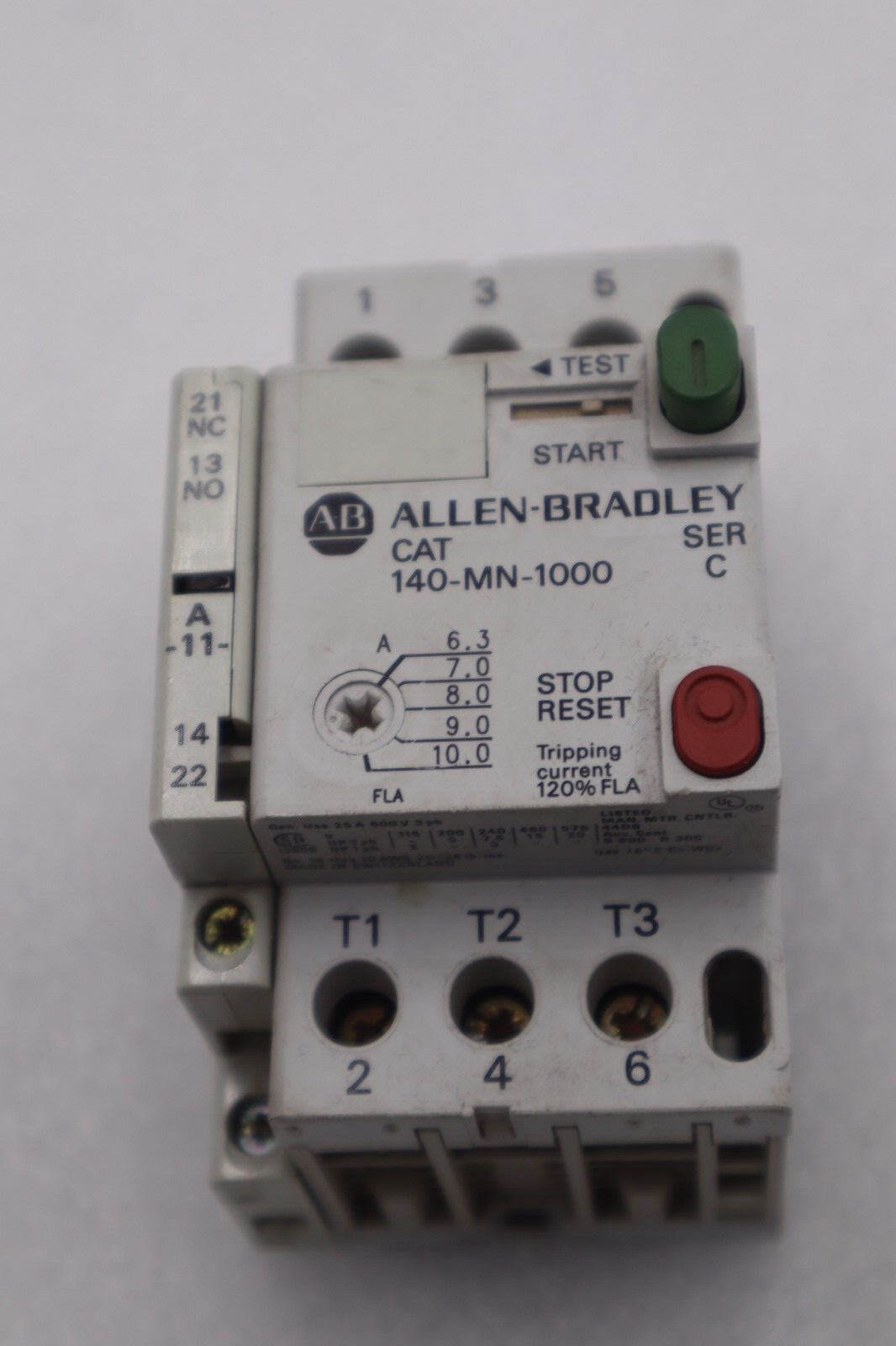 Used NEW OPEN BOX Allen Bradley 140-A11 Auxilary Contactor AB STOCK K-3013