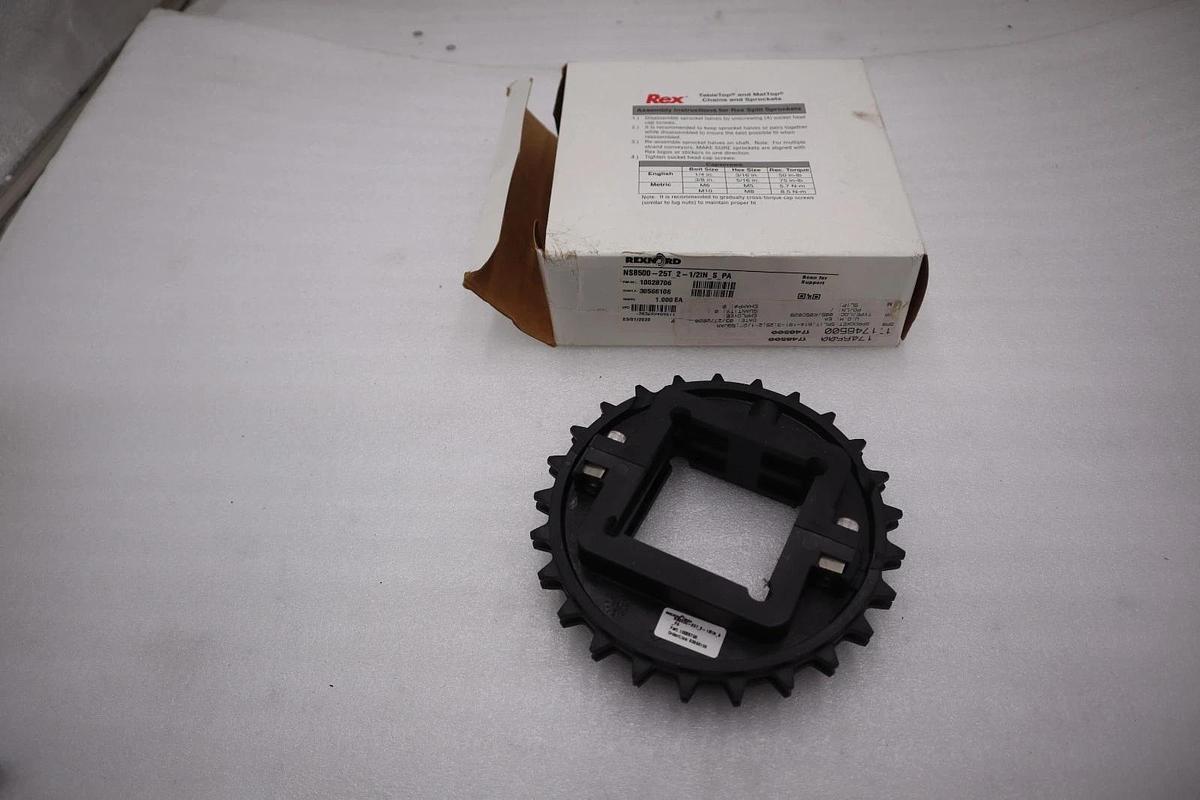 Used NEW REXNORD NS8500-25T-2-1/2 S PA  SPROCKET NS850025T212SPA STK H1877