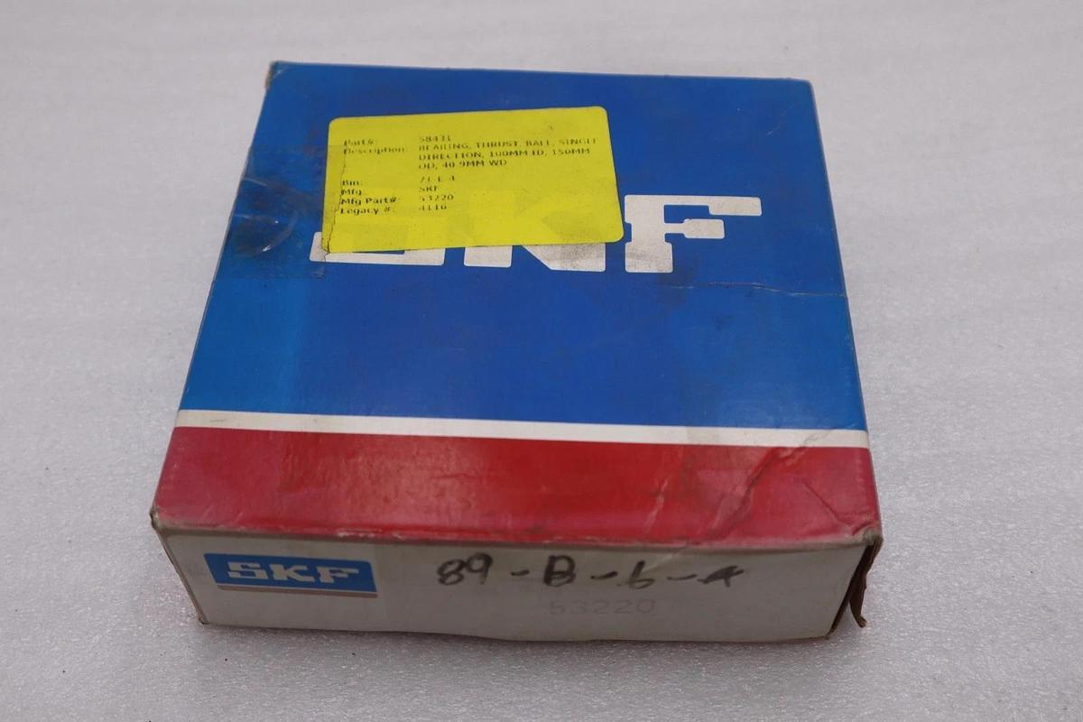Used (NEW) SKF 53220 Thrust Ball Bearing STK CC135
