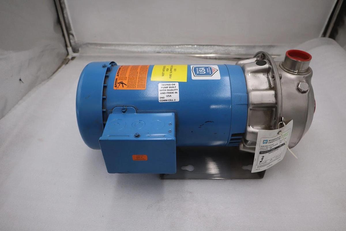 Used XYLEM 2ST1H9D4 STAINLESS STEEL CENTRIFUGAL PUMP - STOCK CC116