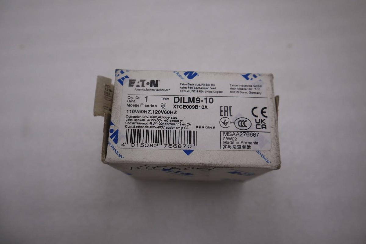 NEW EATON DILM9-10 XTCE009B10TD CONTACTOR 24VDC STOCK H444A