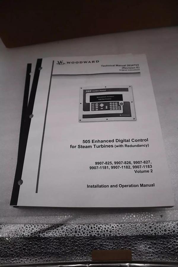 9907-1183 by Woodward Steam Turbine Digital SCREEN 505E Turbine Control NEW G487