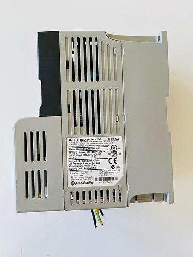 Used Allen Bradley 22D-D2P3N104 POWERFLEX-40 AC DRIVE 1.0HP #K-585