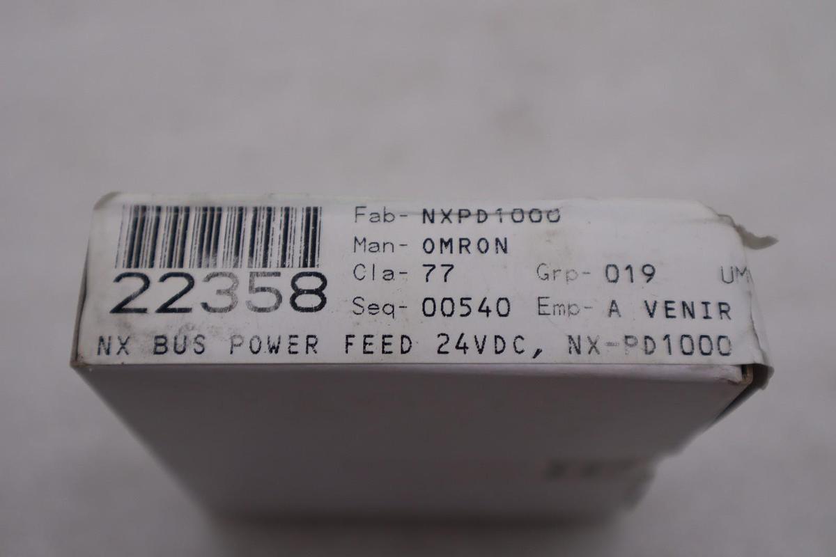 OMRON NX-PD1000 POWER FEED UNIT - NEW SEALED - STOCK GF570A