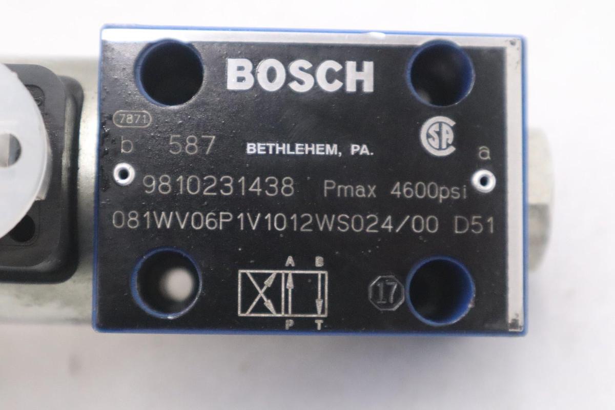 Used BOSCH 9810231438 VALVE STOCK #2056B