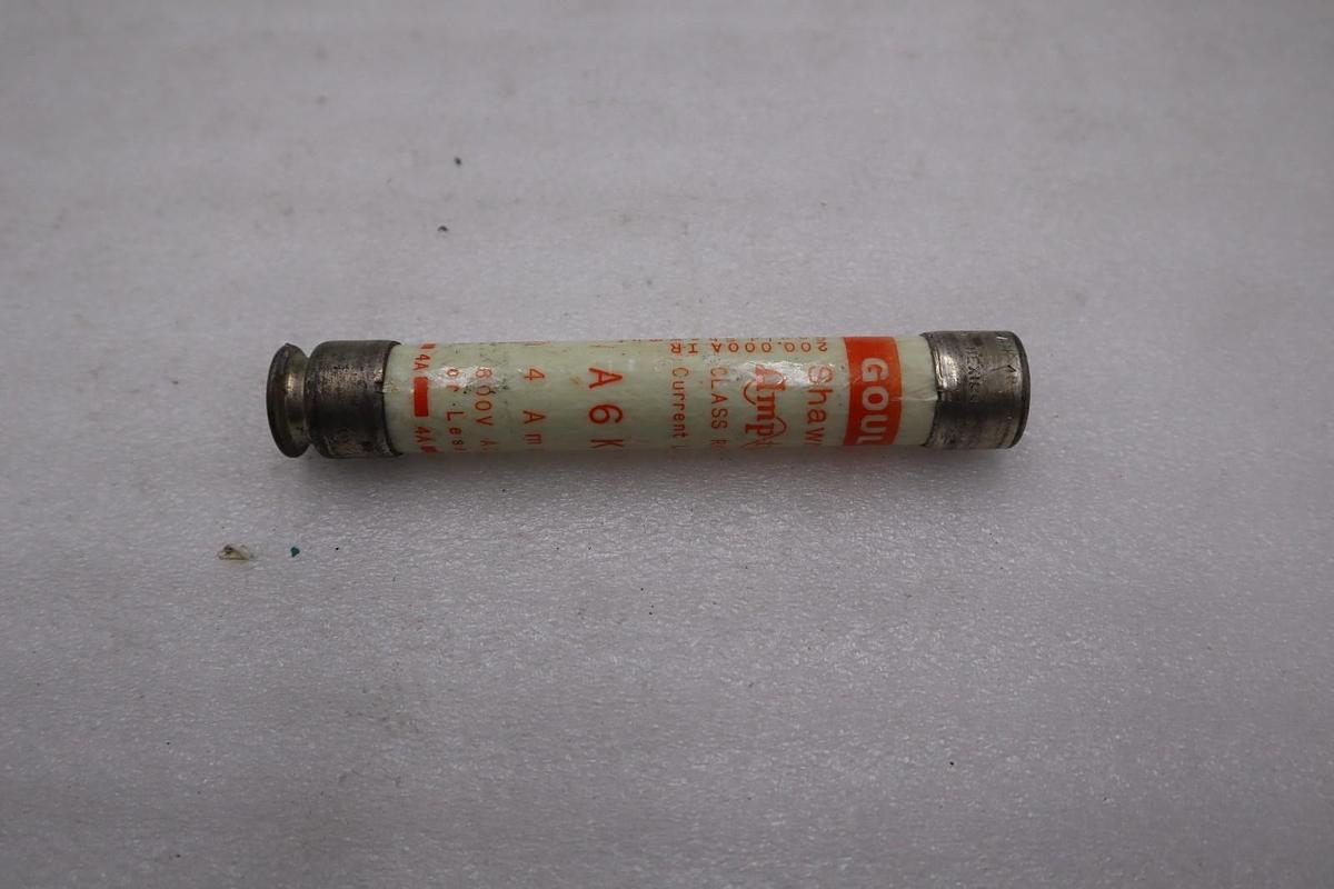 Used LOT OF 8 - Gould Shawmut A6K4R Fuse - STOCK H589A