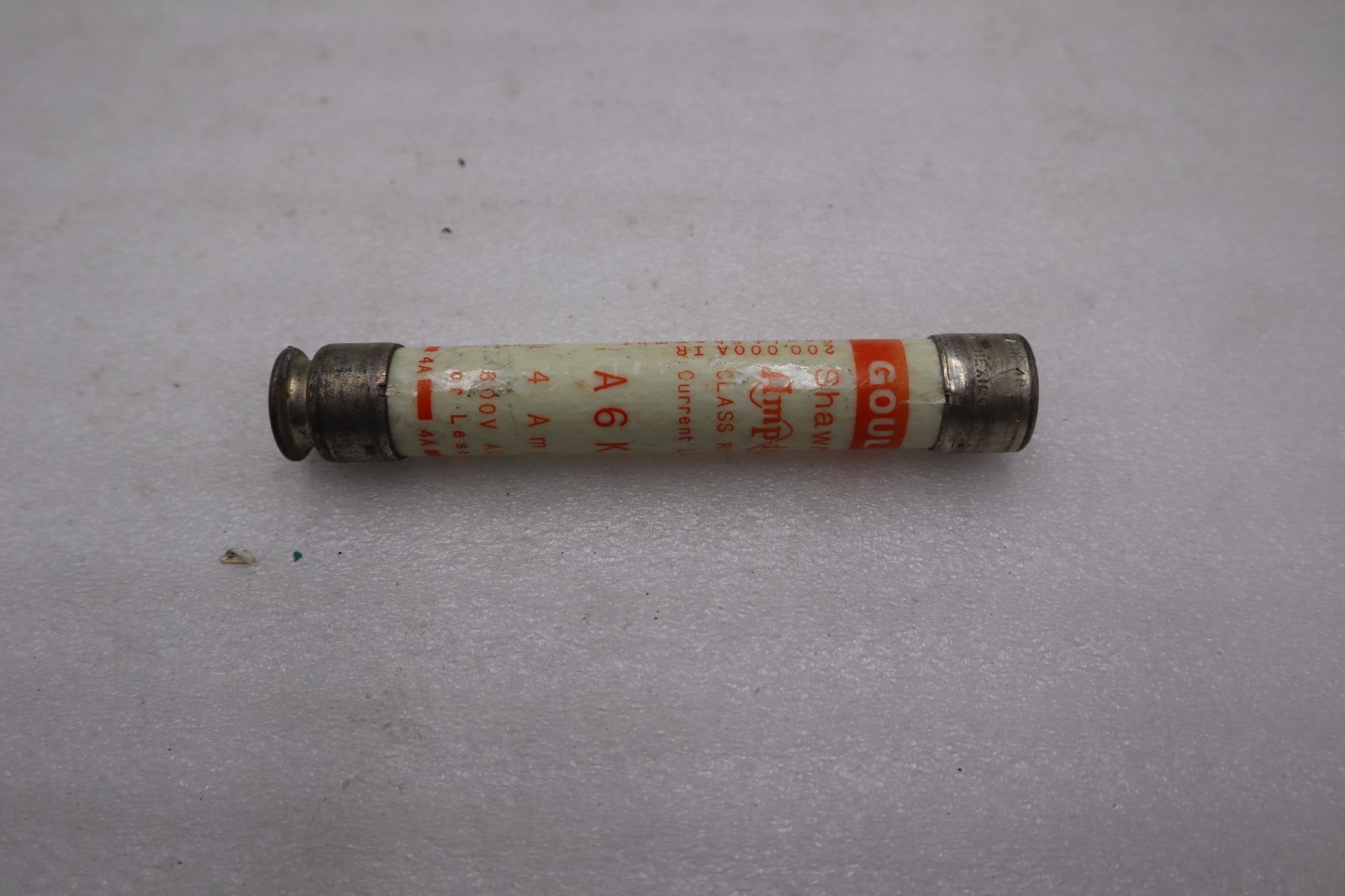 Used LOT OF 8 - Gould Shawmut A6K4R Fuse - STOCK H589A