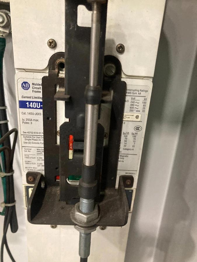 Used ELECTRICAL ENCLOSURE WITH 20BD156A0AYNANC0 Allen Bradley 125HP Powerflex 700